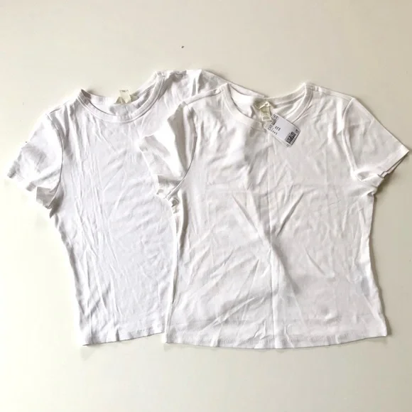 H&M ribbed t shirts - Picture 1 of 3